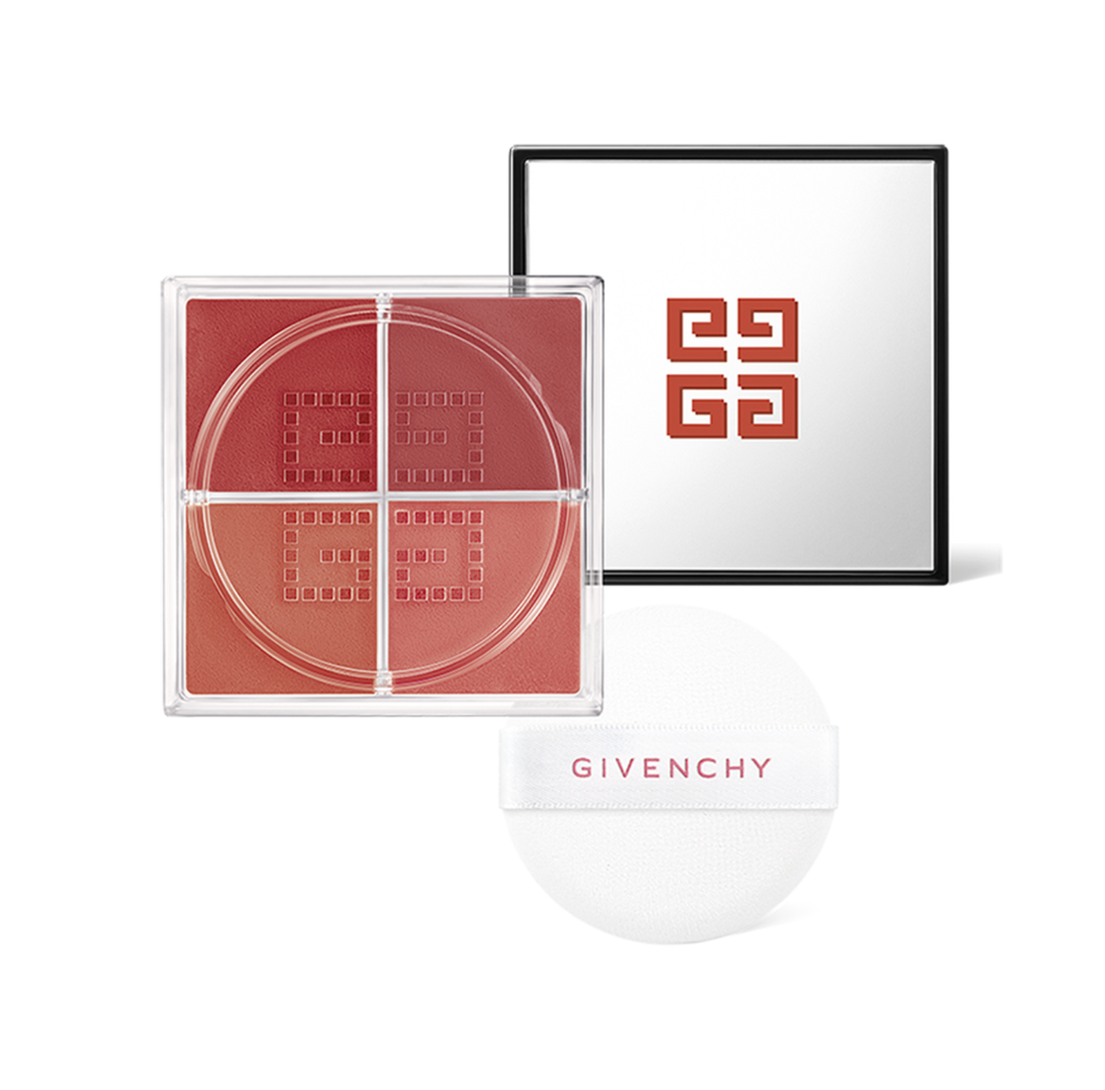 GIVENCHY Prisme Libre Blush 4 Colori Loose Powder Blush 6 FLANELLE RUBIS