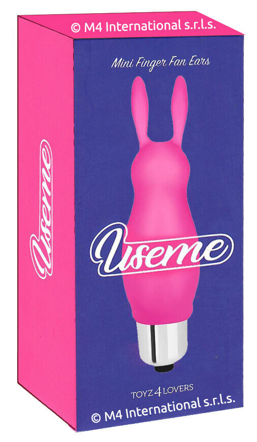 Vibratore Finger Fun Clit Ears mini stimolatore a forma di coniglietto design