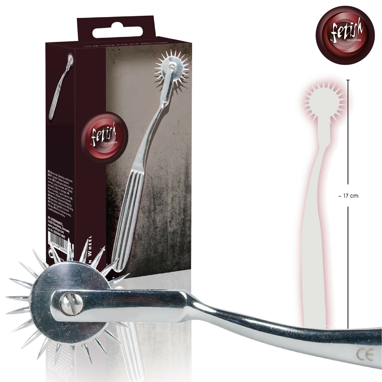 Fetish Collection Body Massager Pinwheel Massaggiatore Corpo Girandola Metallo