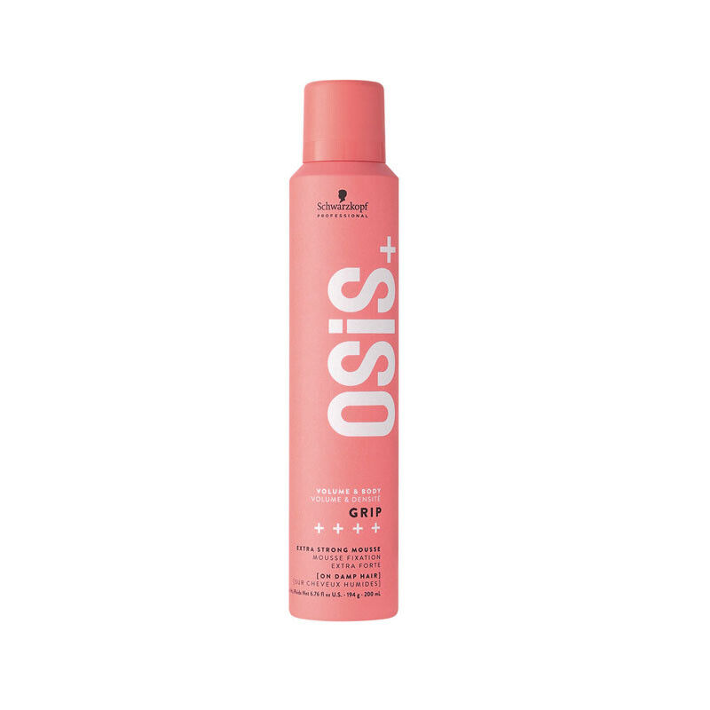 SCHWARZKOPF Osis+ Volume & Body Grip Extra Strong Mousse 200ml