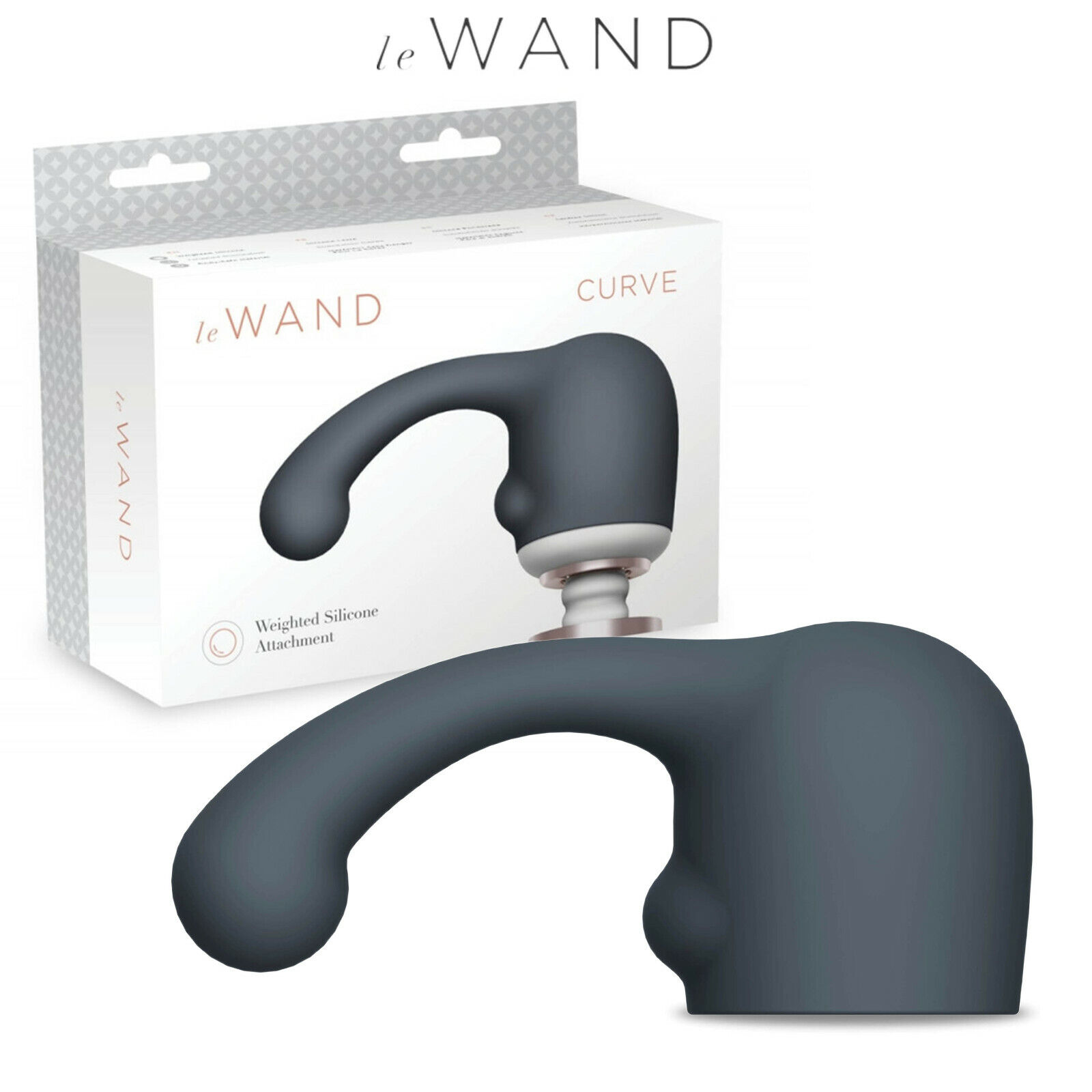 le Wand ACCESSORIO curvo per MASSAGER G SPOT Curve Weighted Silicone ATTACHMENT
