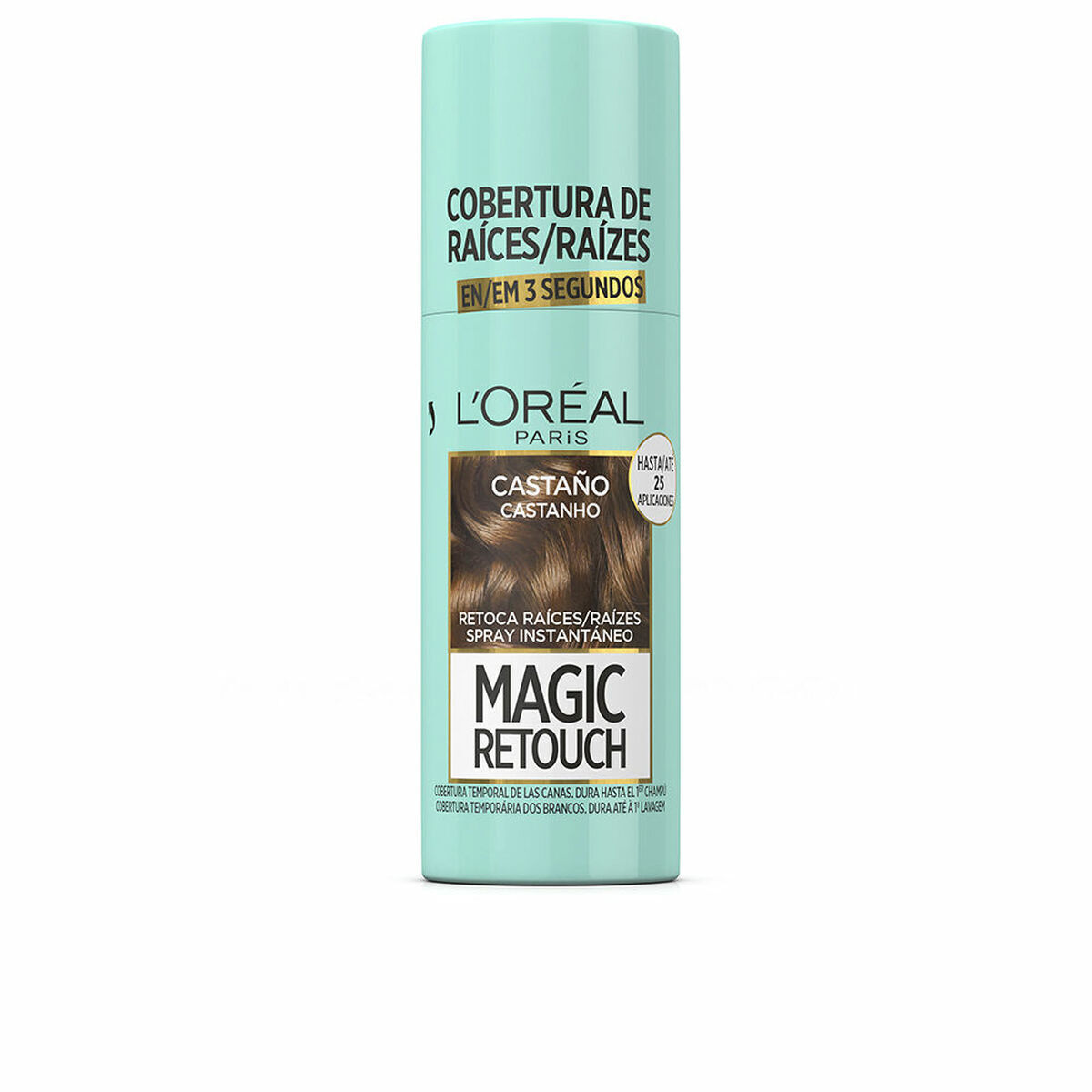 Spray Temporaneo per Correzione Radice L'Oréal Paris Magic Retouch Marrone 75