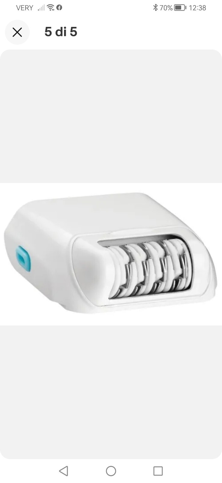 Homedics 4051123000060 Cartuccia Epilatore Elettrico per Epilatore Luce Pulsata,