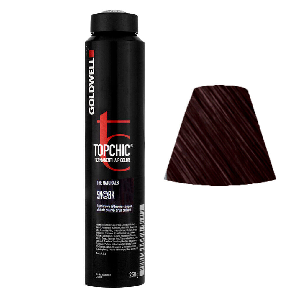 5N@BK  Light Brown Brown Copper Topchic The Naturals Can 250ml
