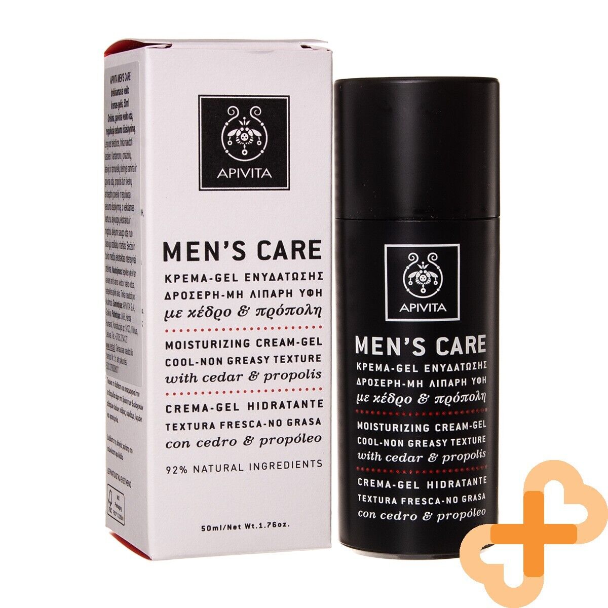 APIVITA Men's Care Crema Viso Idratante Gel 50ml Texture Fredda Non Grassa
