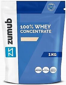 Whey Protein 100% Proteine siero del latte isolate Vaniglia 1kg - Zumub