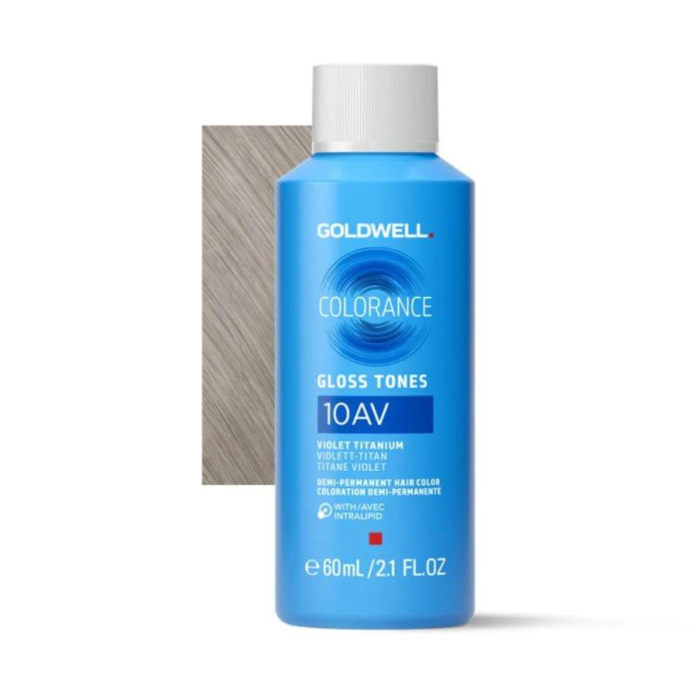 Goldwell - Colorance Gloss Tones 10AV Violet Titanium (60ml) Colorazione demi-pe