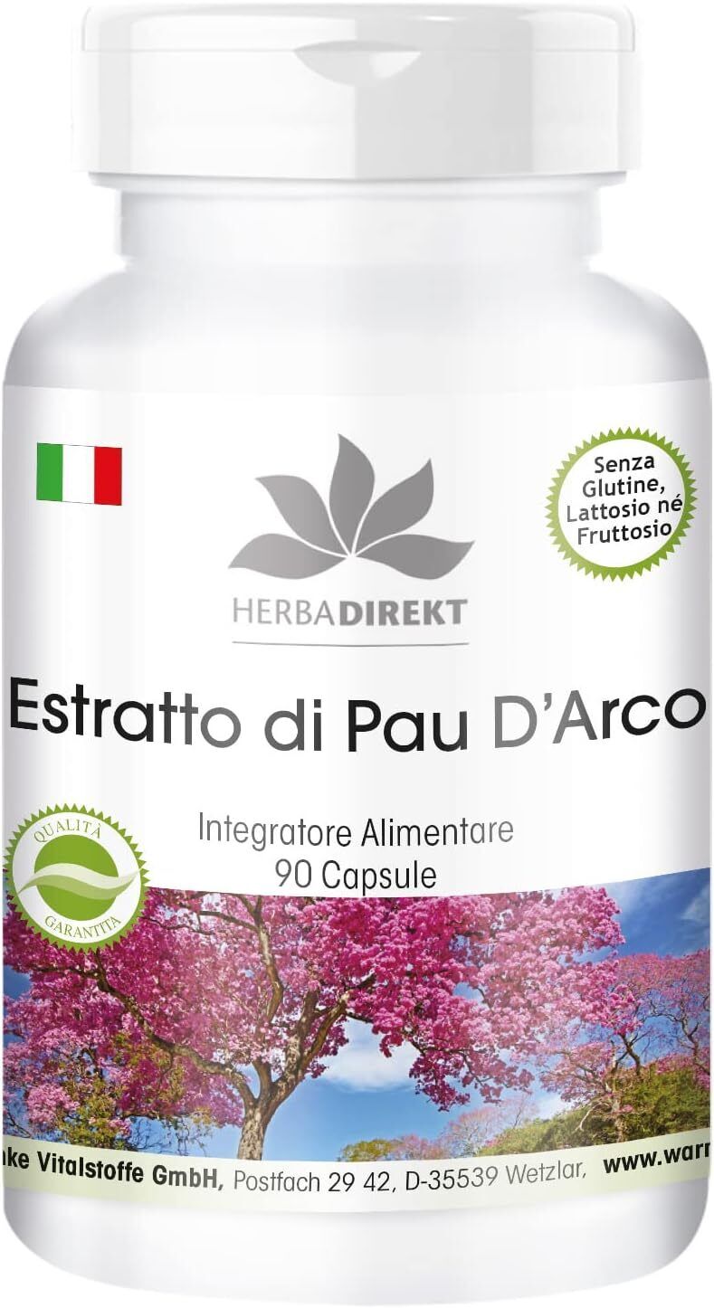 Lapacho Pau D´Arco - Estratto di corteccia 4:1-90 Capsule - Vegan |