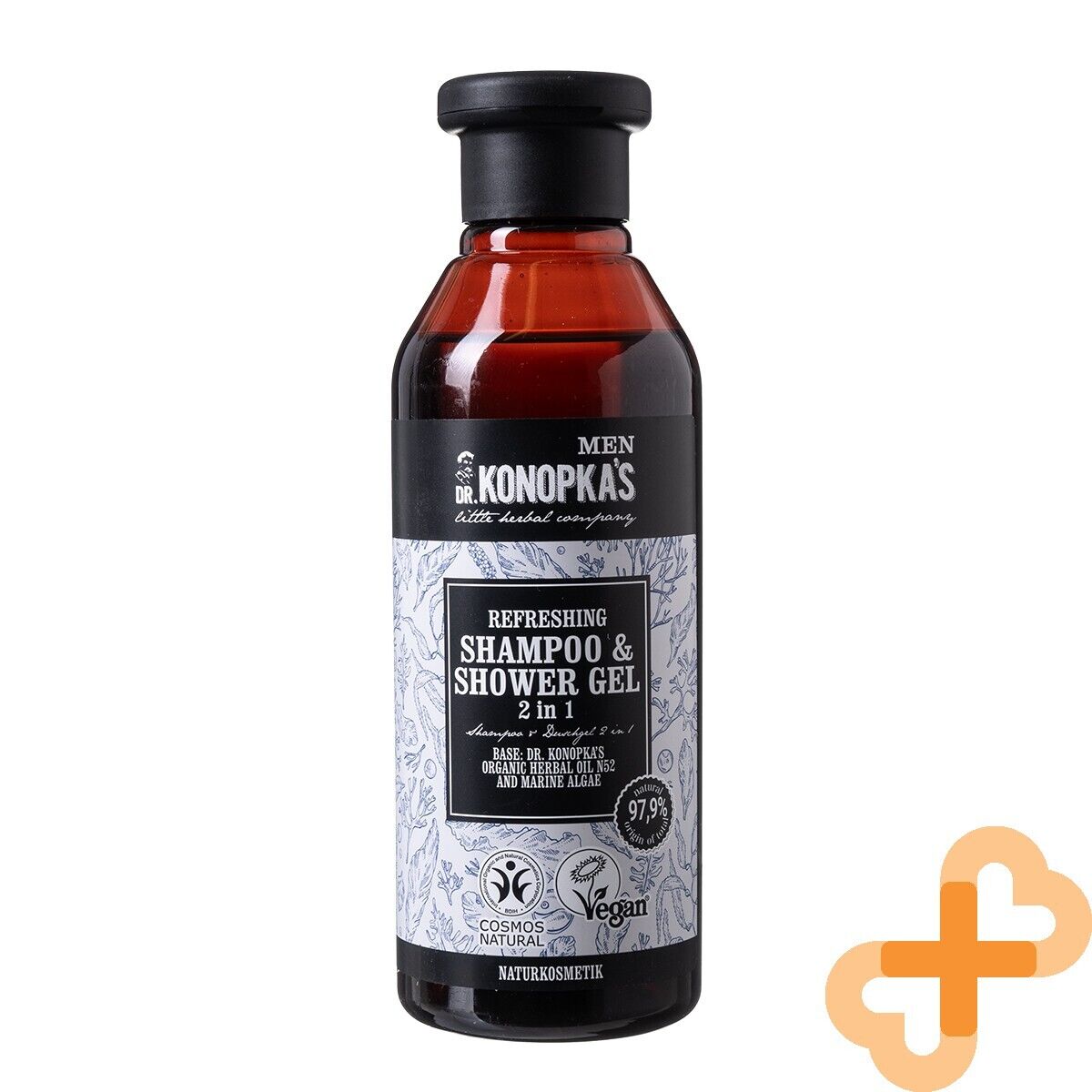 DR. KONOPKA'S Gel Doccia e Shampoo Uomo 2 in 1 280 ml Vegan