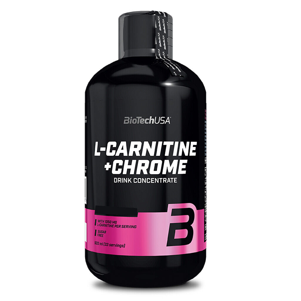 BIOTECH USA L-CARNITINE+CHROME LIQUID 500 ML Arancio