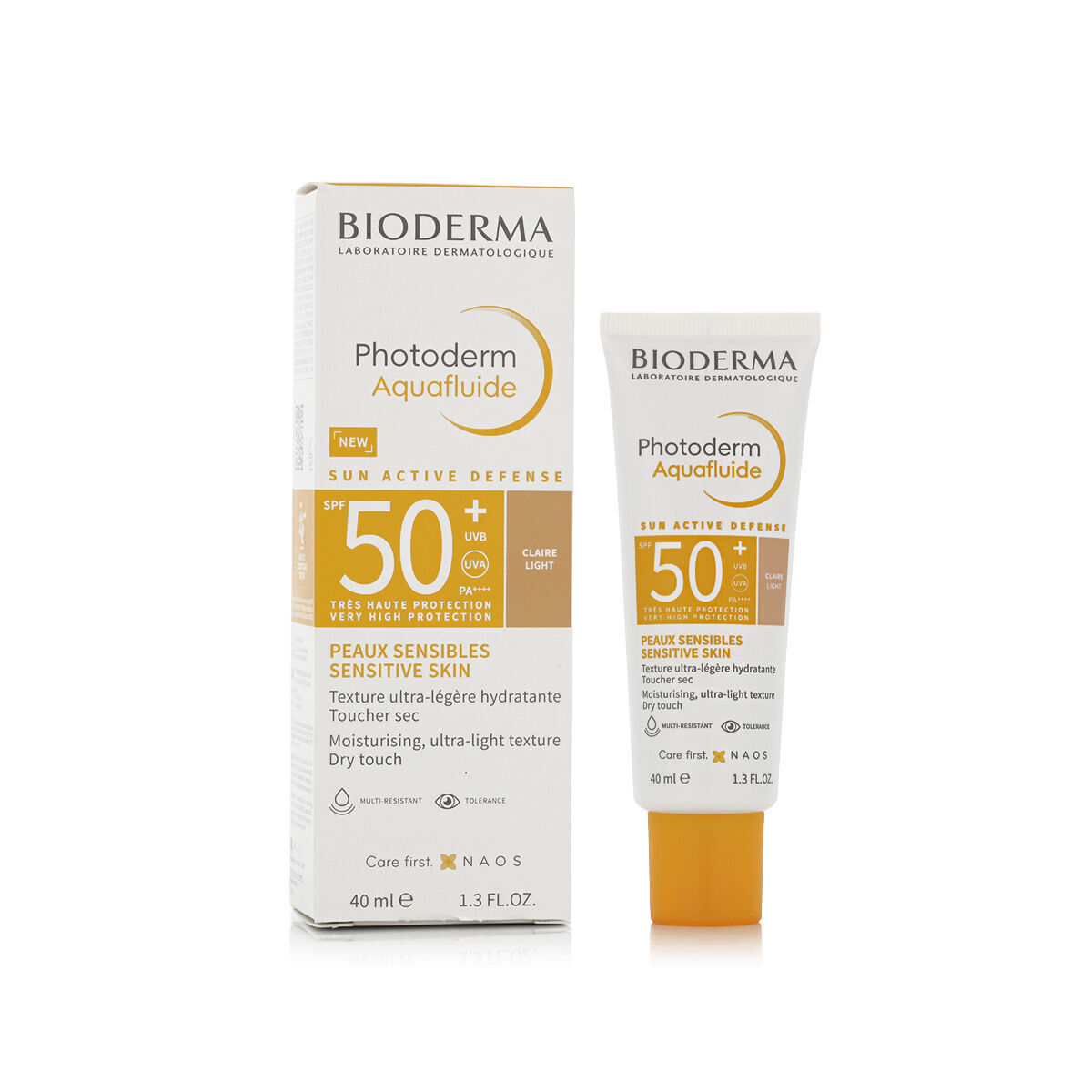 Protezione Solare Colorata Bioderma Photoderm Aquafluide Light SPF 50+ 40 ml