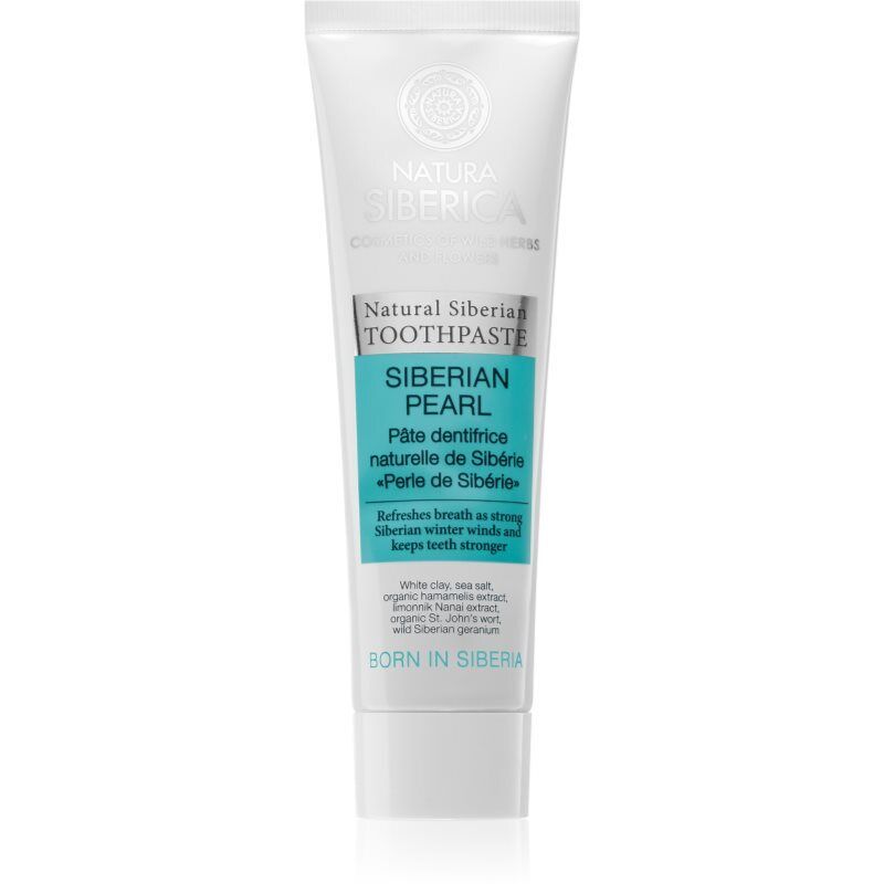 Natura Siberica Natural Siberian Siberian Pearl Dentifricio Sbiancante Per Un A