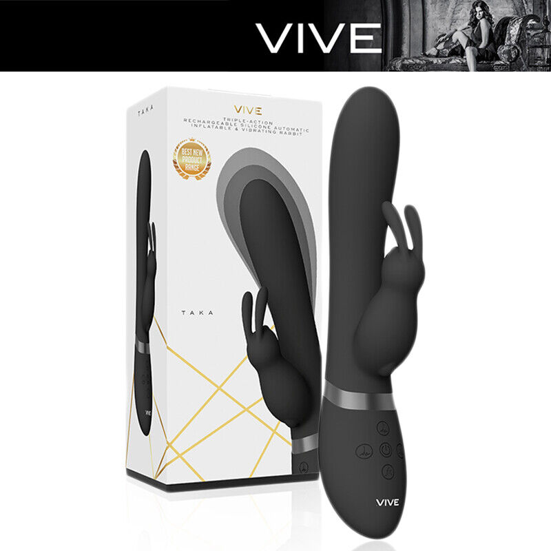 VIVE Taka VIBRATORE stimolatore punto g spot massager INFLATABLE RABBIT VIBRATOR