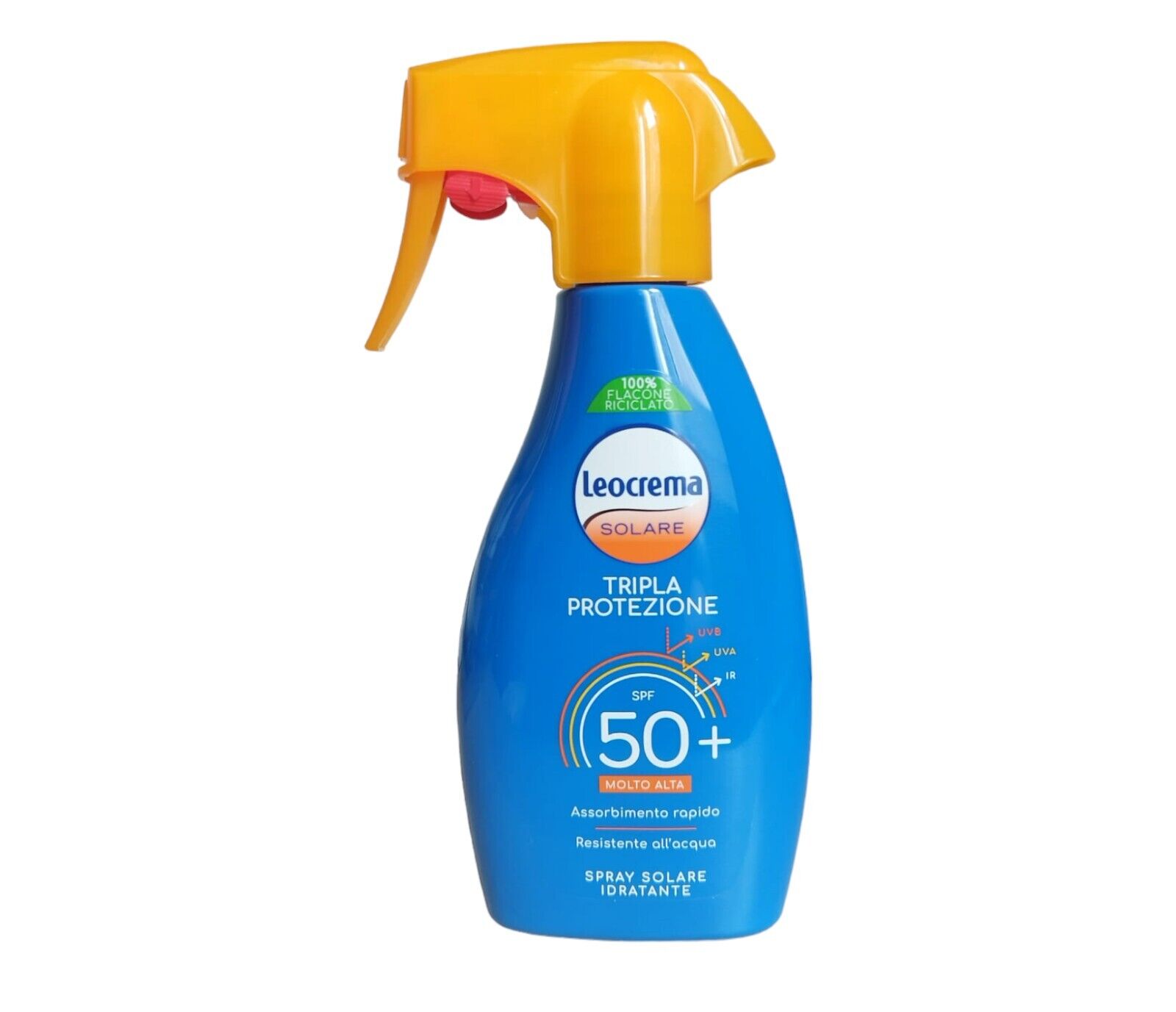 Spray Solare Leocrema Tripla Protezione SPF 50+ idratante abbronzatura estate