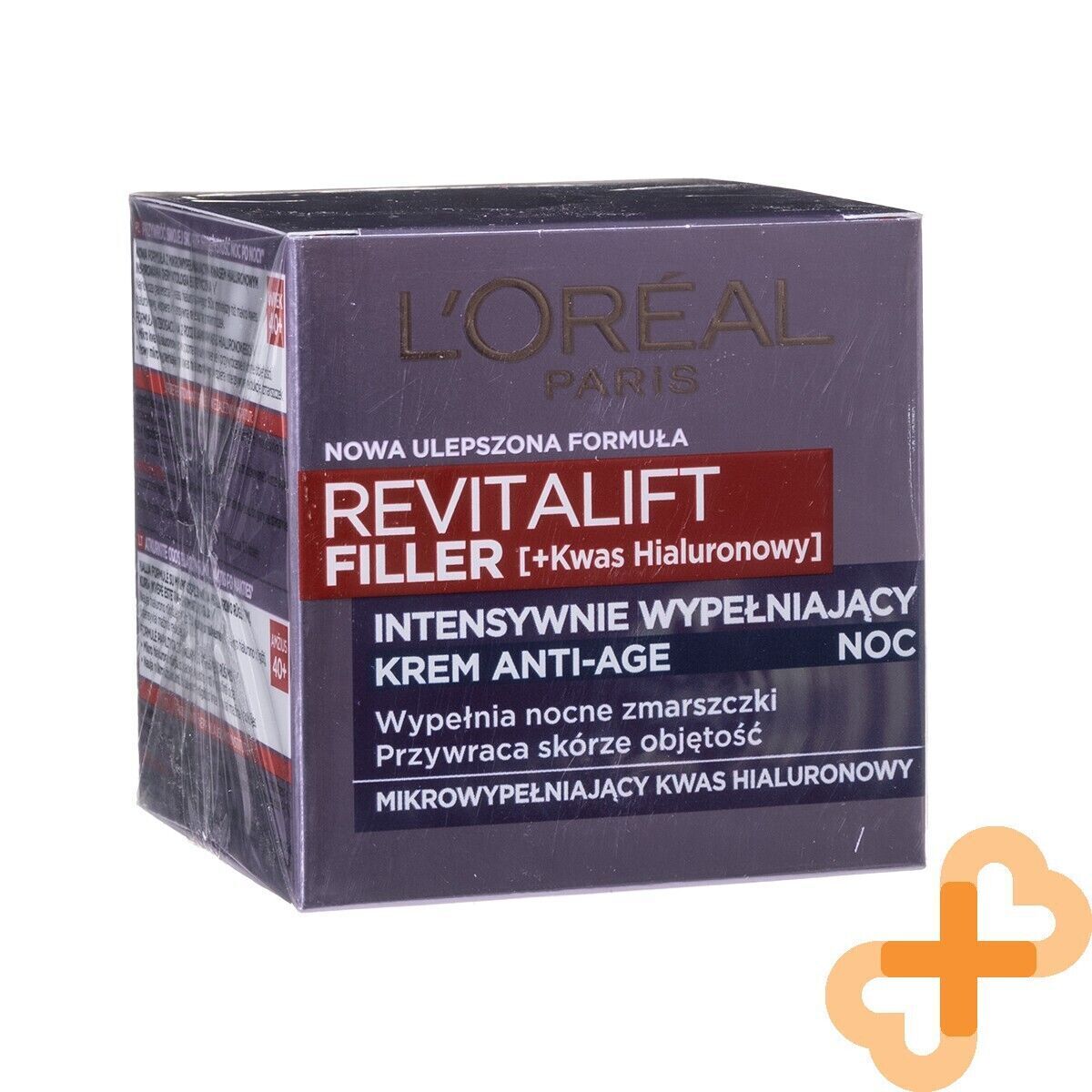 L'Oreal D/E REVITALIFT FILLER Crema Viso Notte con Acido Ialuronico 50ml