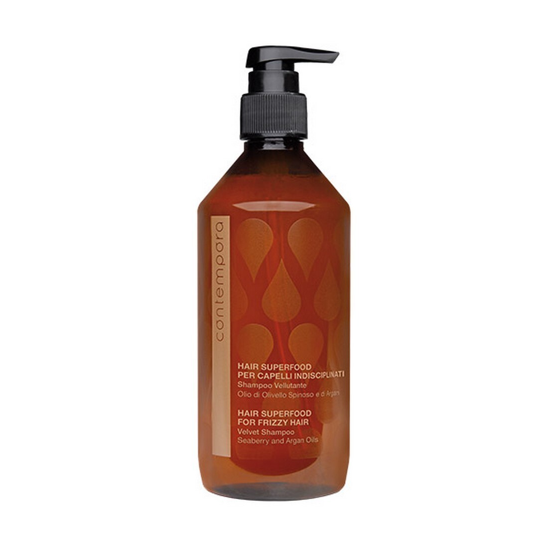 Shampoo vellutante per capelli indisciplinati 500 ml Contempora Barex 00262