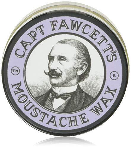 Captain Fawcett's Moustache Wax (Lavender Scent) & Folding Pocket (n6Y)