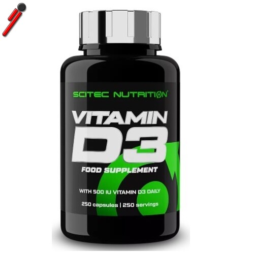 Scitec Nutrition - Vitamin D3, 250 cps. Vitamina D3