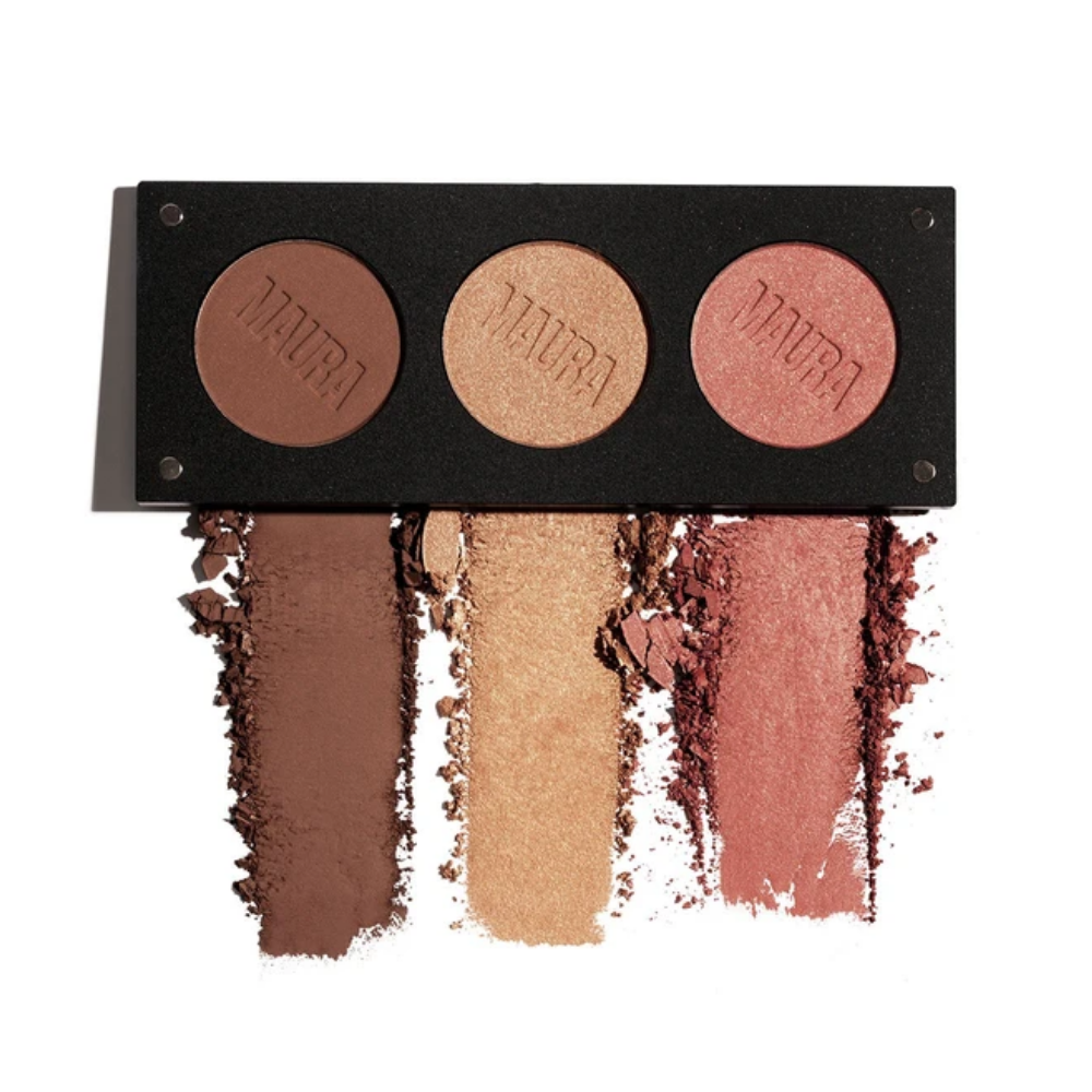 Inglot x Maura Glam & Glow Trio 6.2g - Dark