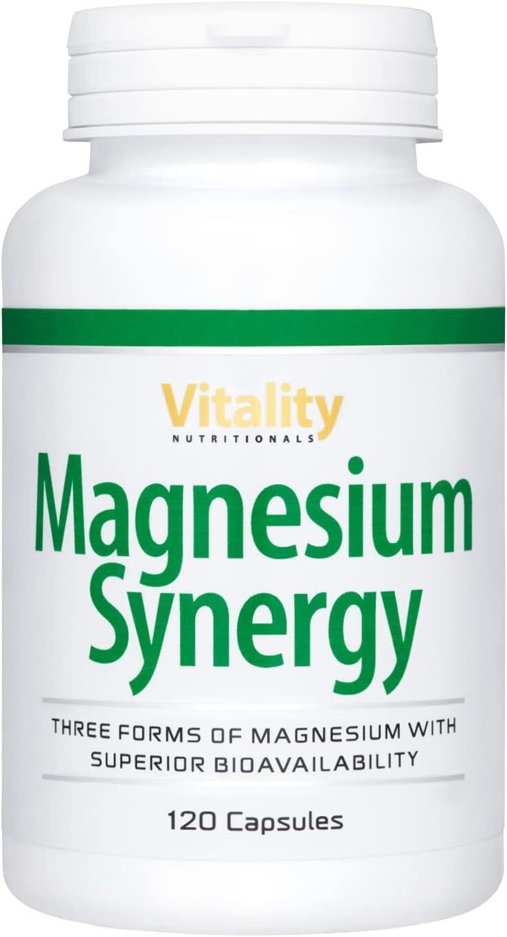 Magnesio Completo, 3 fonti di magnesio (Glicinato, Malato e Citrato) Vitamina B6