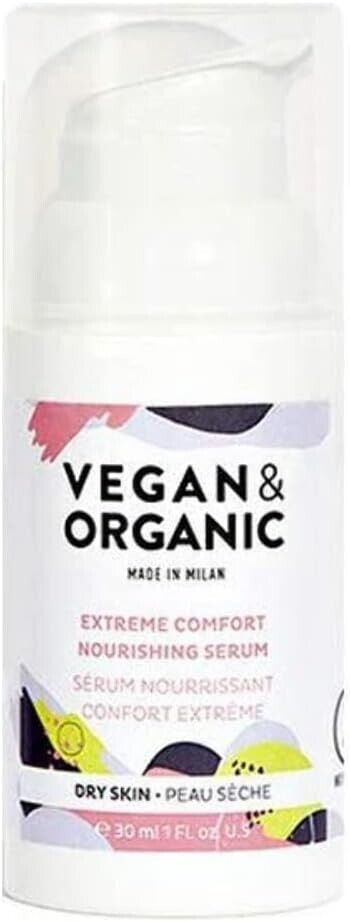 VEGAN E ORGANIC SIERO VISO BIO IDRATANTE E NUTRIENTE PER PELLE SECCA 30 ML