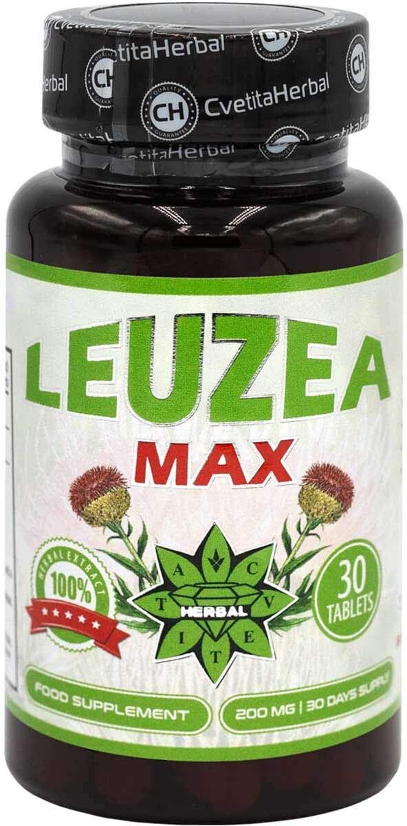 Leuzea Max | Radice Marale | 30 compresse x 200 mg | Estratto naturale di erbe
