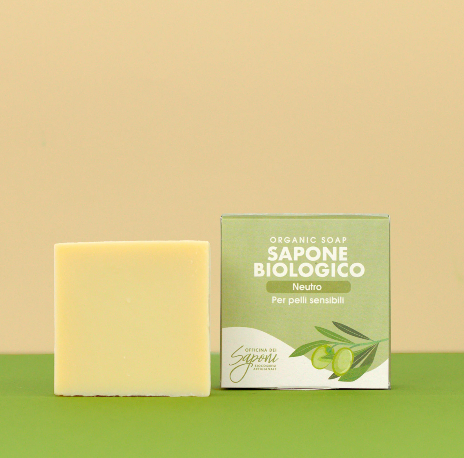 Officina dei Saponi SAPONE BIOLOGICO Neutro per pelli sensibili Vegan 100 gr