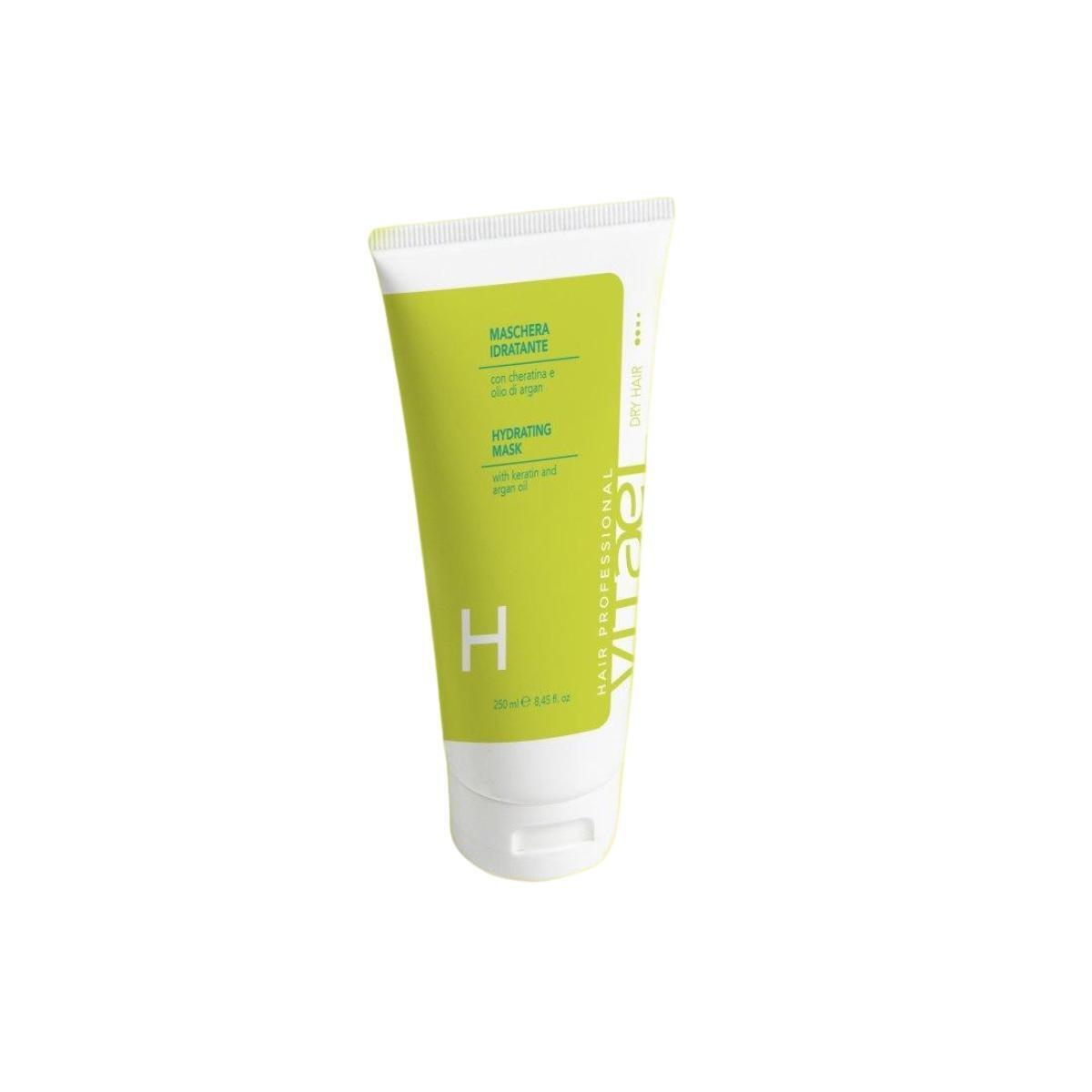 Vitael Hair Professional -Maschera Idratante Capelli Cheratina Olio Argan 250 ml