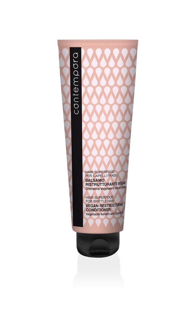 Balsamo ristrutturante vegano per capelli fragili 400 ml Contempora Barex 00407