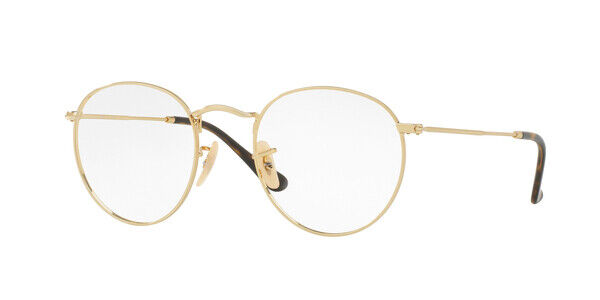 Ray-Ban RX3447V Round Metal Montatura per Occhiali da Vista - Oro