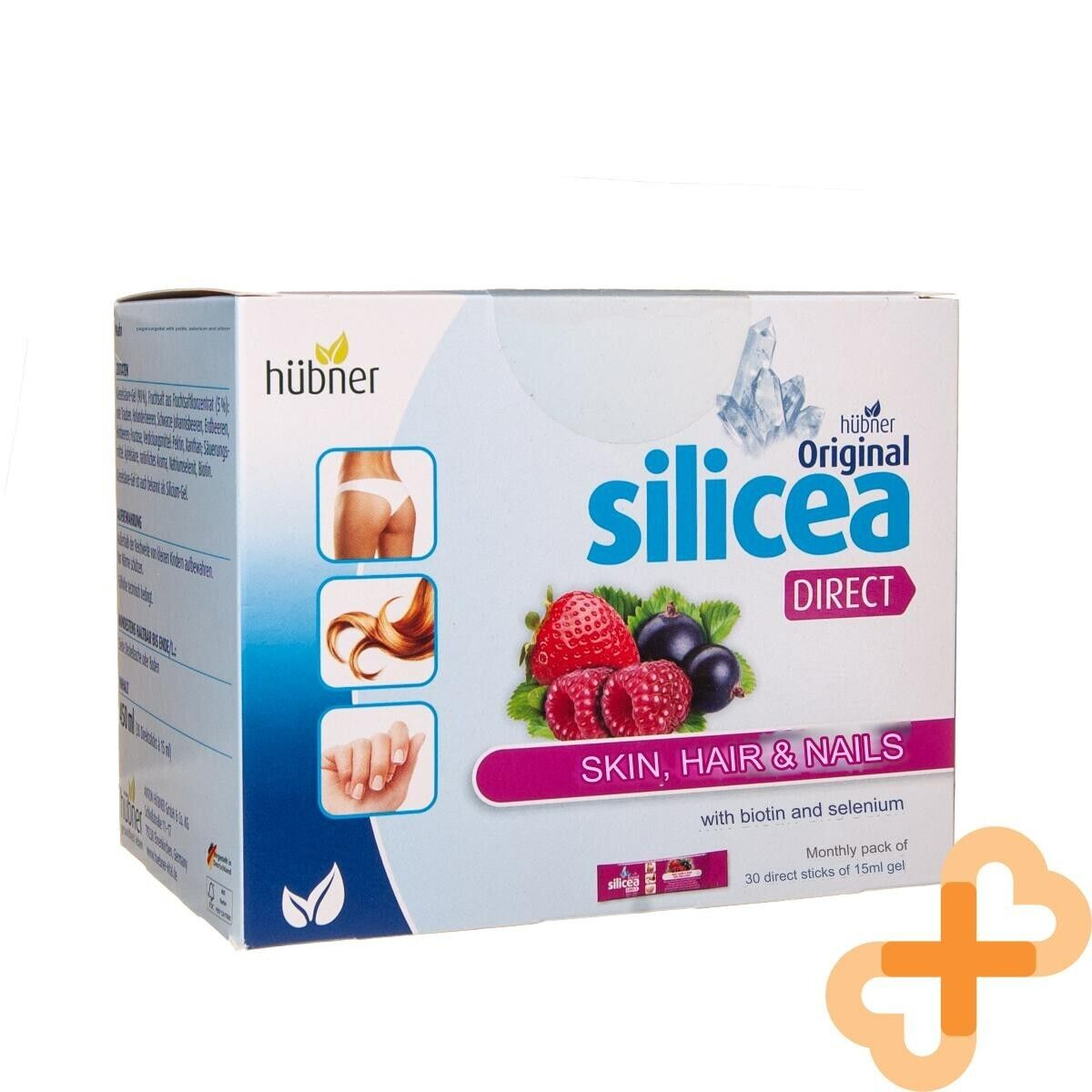 SILICEA DIRECT 15 ml 30 Bustine Gel Capelli Pelle Unghie Integratore Biotina ...