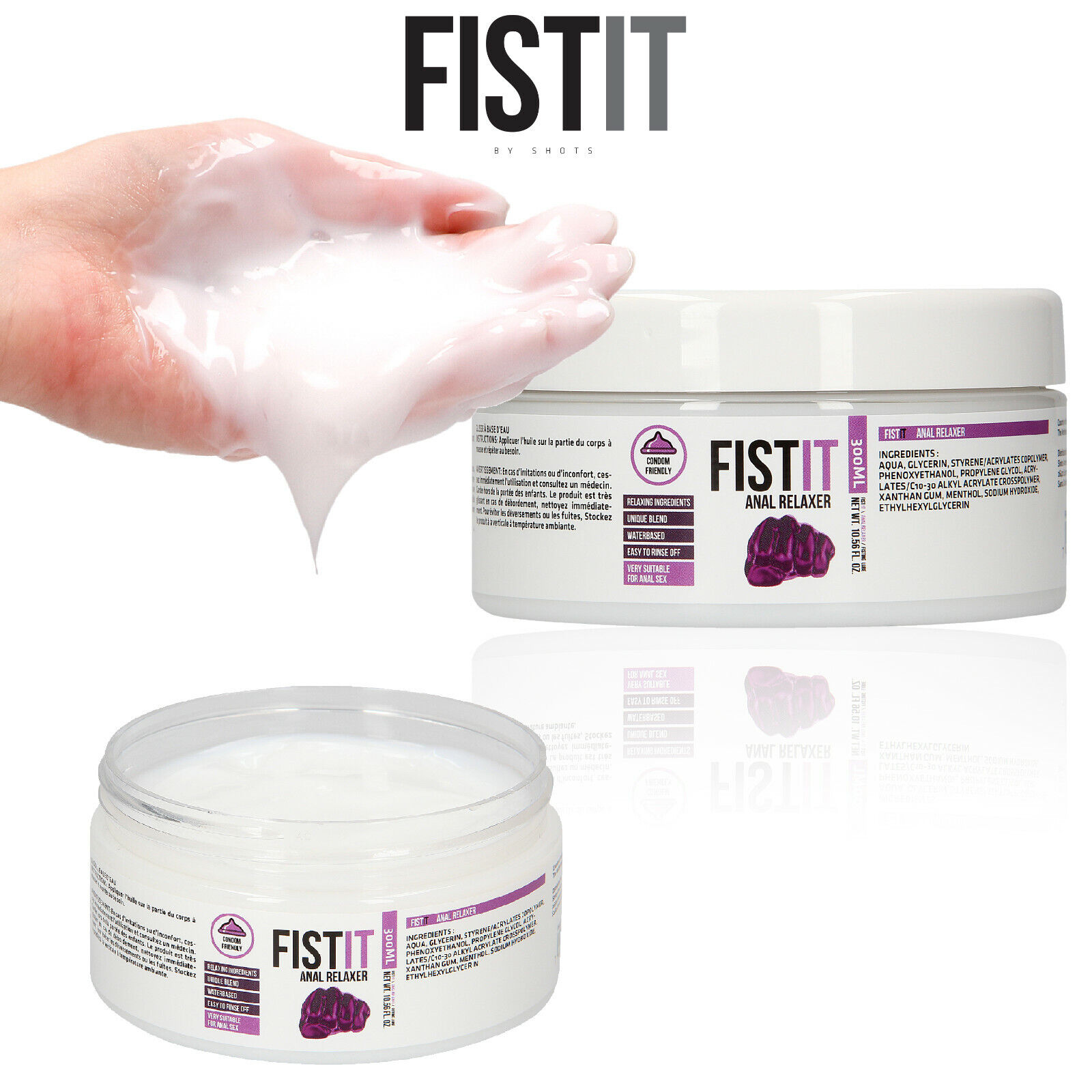 Fist It Lubricant 300ml Anal Relaxer Water Based Lubrificante Rilassante Anale