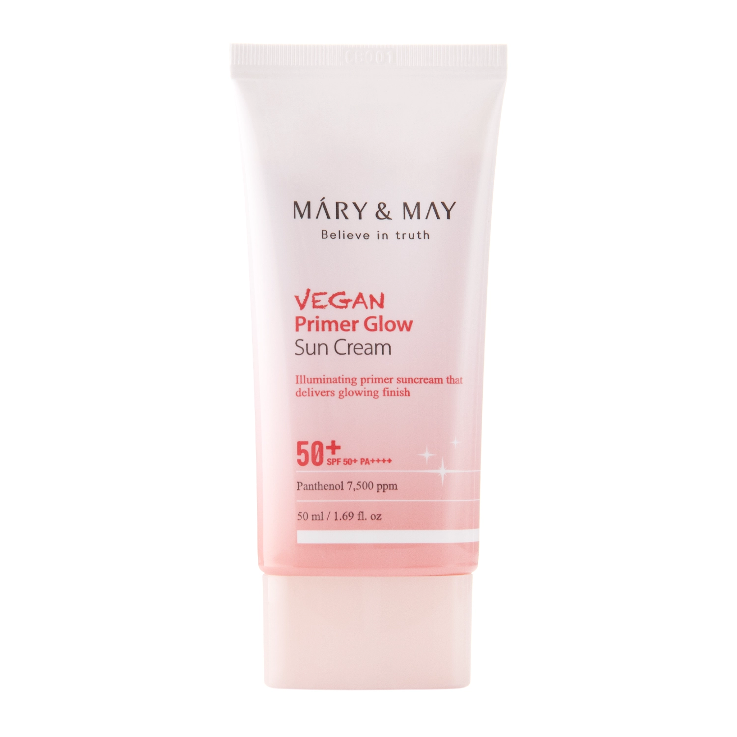 Mary&May Primer di protezione solare SPF50+ Vegan Primer Glow, 50 ml