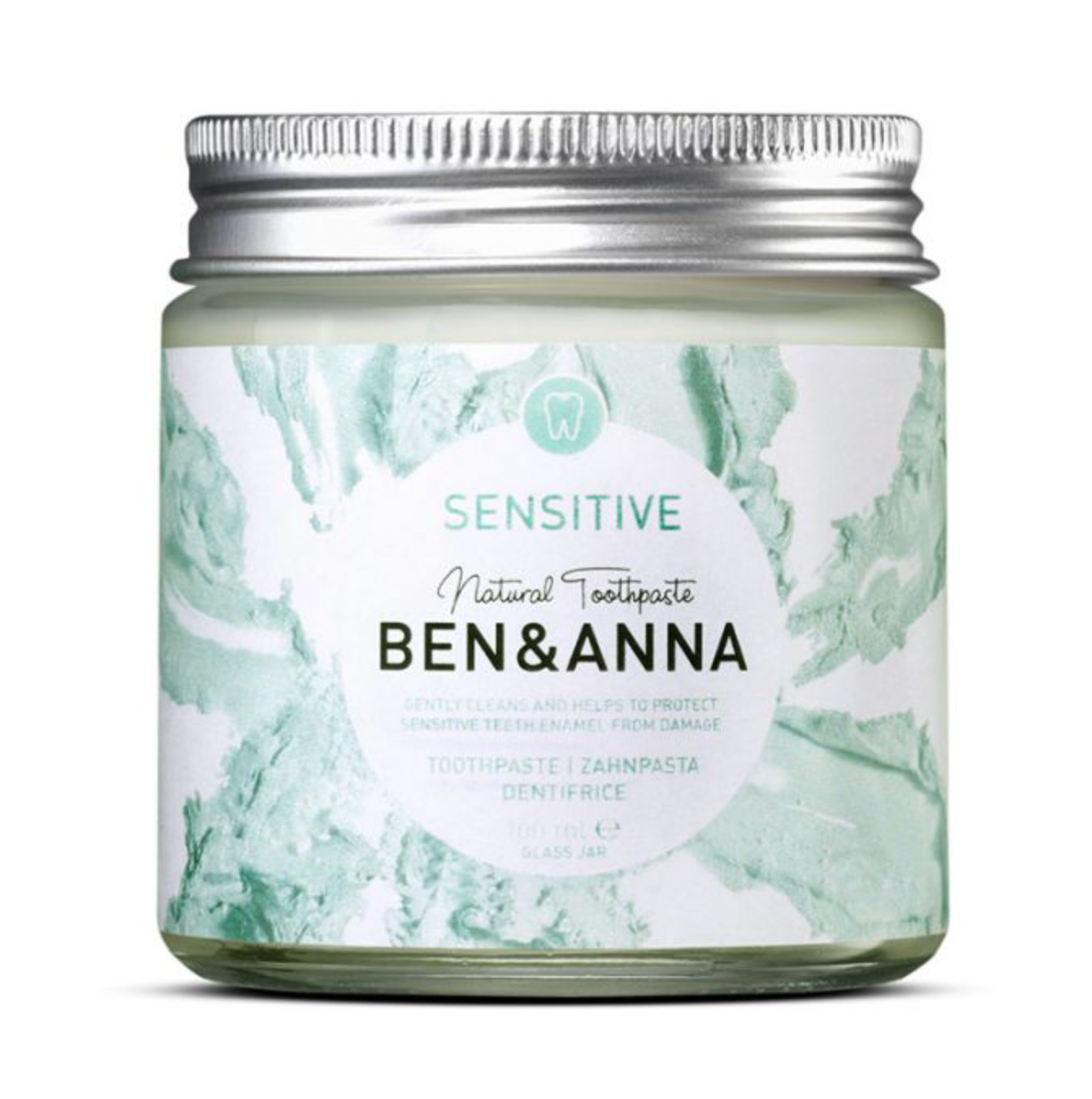 Ben&Anna PASTA DENTIFRICIA SENSITIVE PER DENTI SENSIBILI Vegano 100 ml