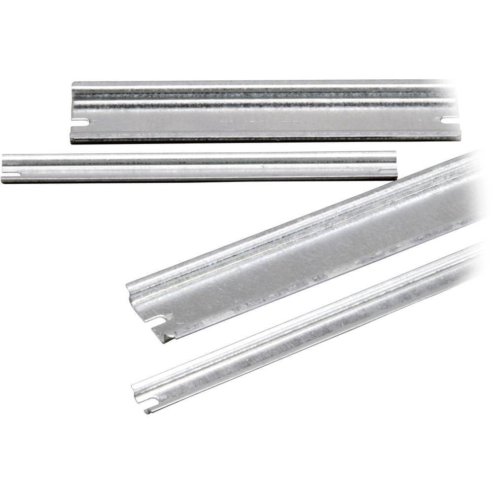 Fibox MIV 15 Guida DIN non perforata Lamiera dacciaio 150 mm 1 pz.