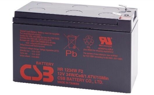 Batteria CSB HR1234WF2 12V 34W