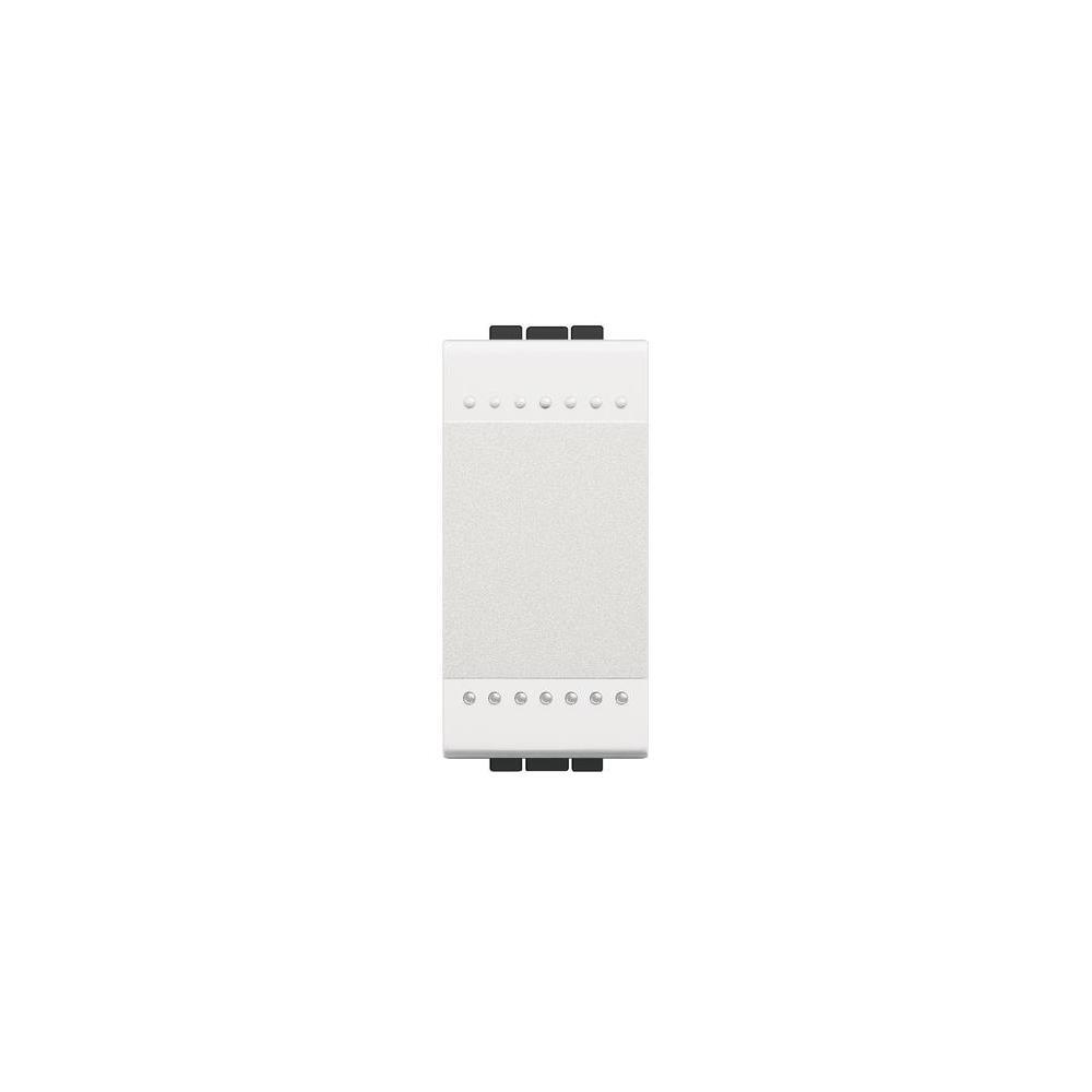 BTICINO LIVING LIGHT INTERRUTTORE UNIPOLARE 1 POLO 16A 1 MODULO  BIANCO N4001N