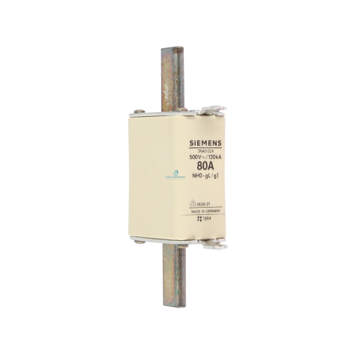 Siemens 3na3024 fusibile nh 0 gl/gg 80a 500vca
