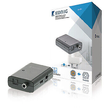 Convertitore Audio Digitale Toslink Female - 1x SPDIF Grigio Scuro -  - Konig