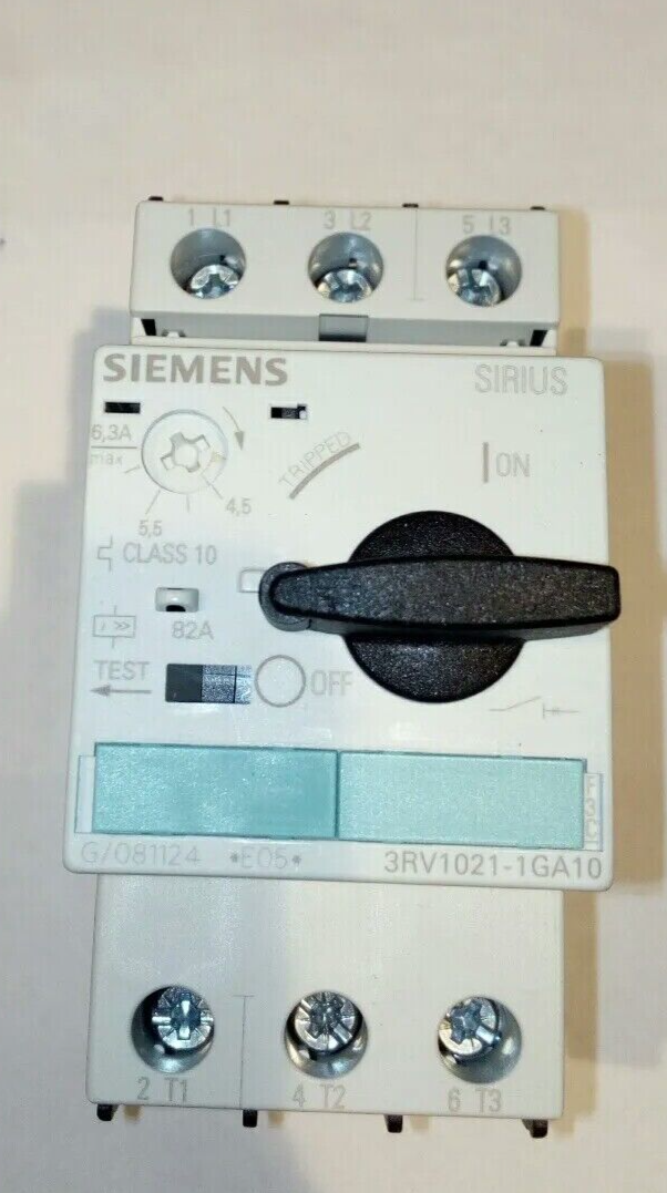 Siemens 3RV1021-1GA10 Interruttore Magnetotermico 50/60Hz 400V Nuovo