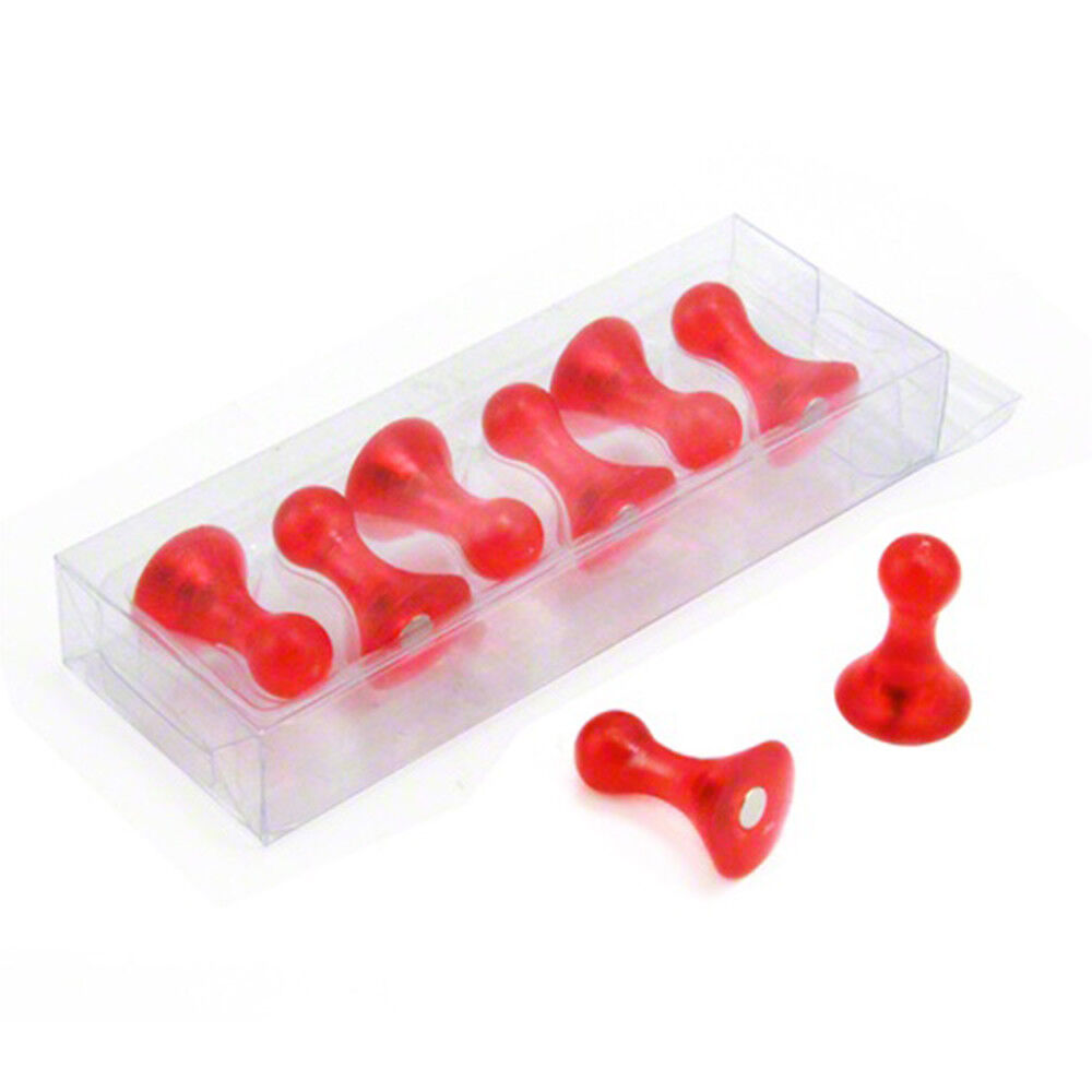 Grande colorato fruttato Skittle magneti - rosso (1 confezione da 6)