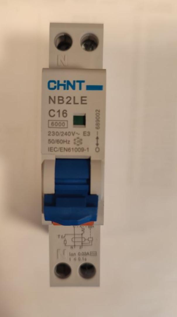 Interruttore Mtd Compact Chint 1P+N C16 30ma 6ka AC-689002