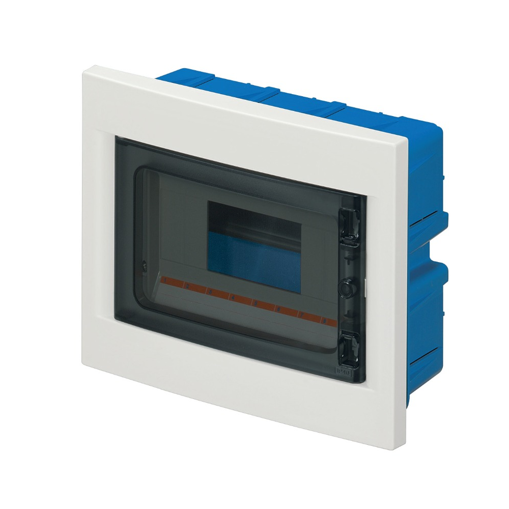 Elettrocanali EC63508BE Centralino incasso cartongesso 8 moduli morsettiera IP40