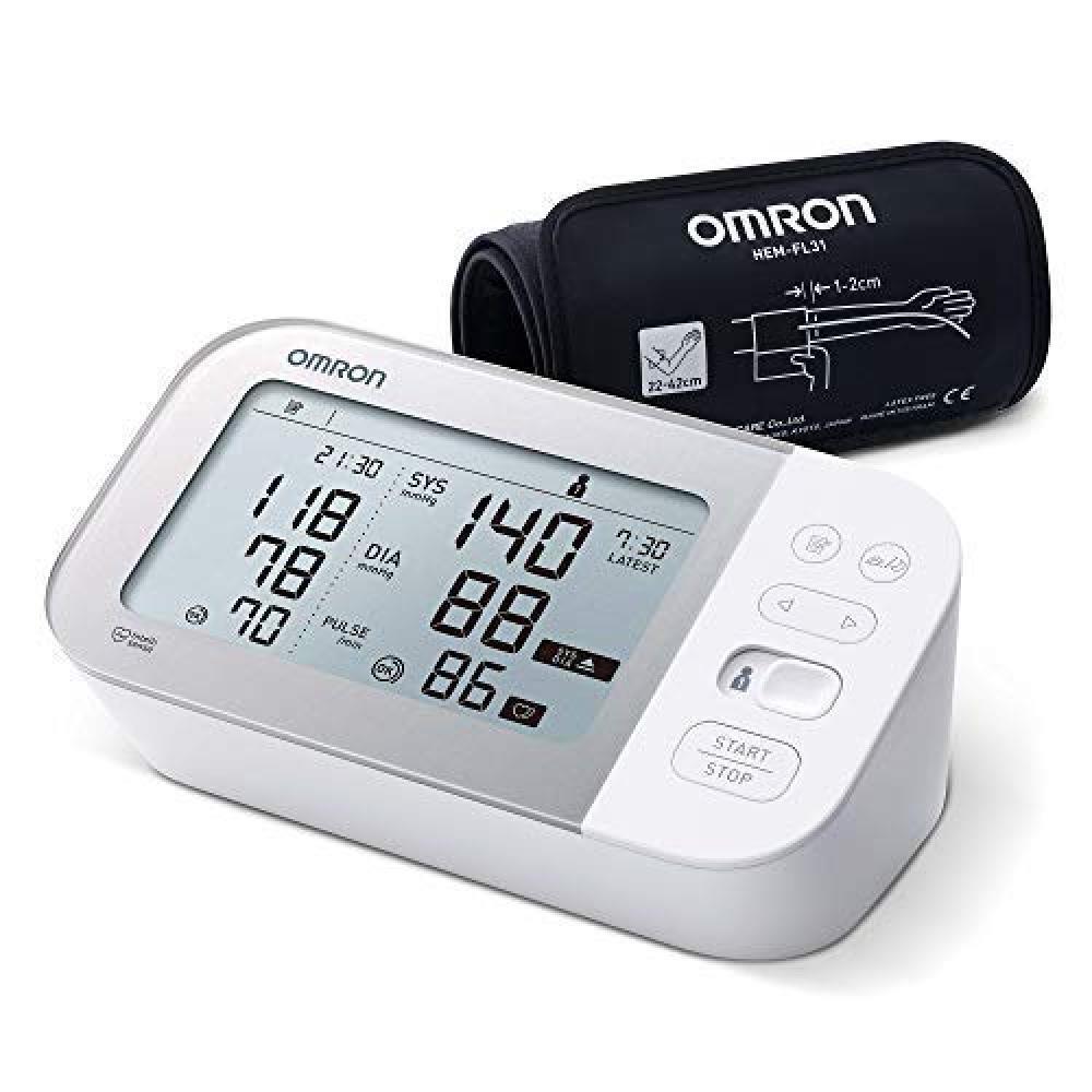 (TG. X7) OMRON X7 Smart Misuratore di Pressione da Braccio, Rilevatore di Fibril