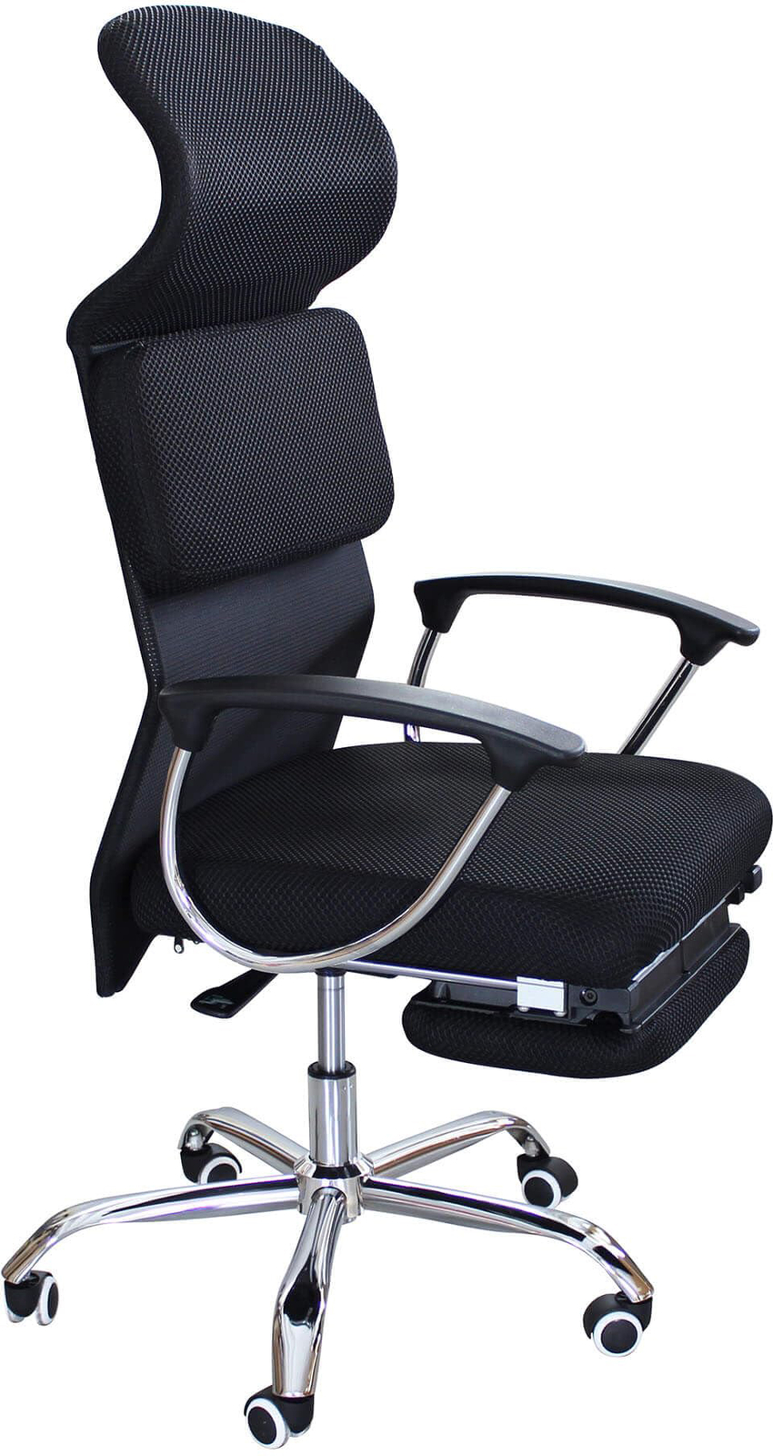 DecHome Sedia Ufficio da Scrivania Direzionale Girevole Regolabile Nero HF807184