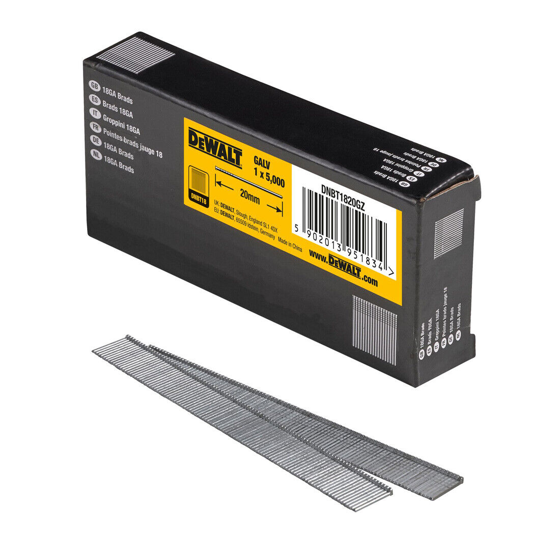 GROPPINI 18GA DEWALT 20mm - DNBT1820GZ