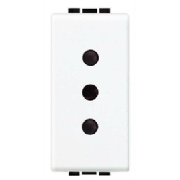 BTICINO LIVINGLIGHT PRESA 2P+T BIANCO N4113