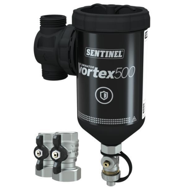 FILTRO DEFANGATORE CALDAIA SENTINEL ELIMINATOR VORTEX 500, RACCORDI 1M, SNT ELIM