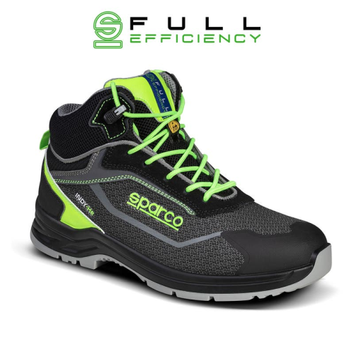 Sparco Indy Ranger ESD S3S SR scarpa da lavoro antinfortunistica N.40 nero/verde