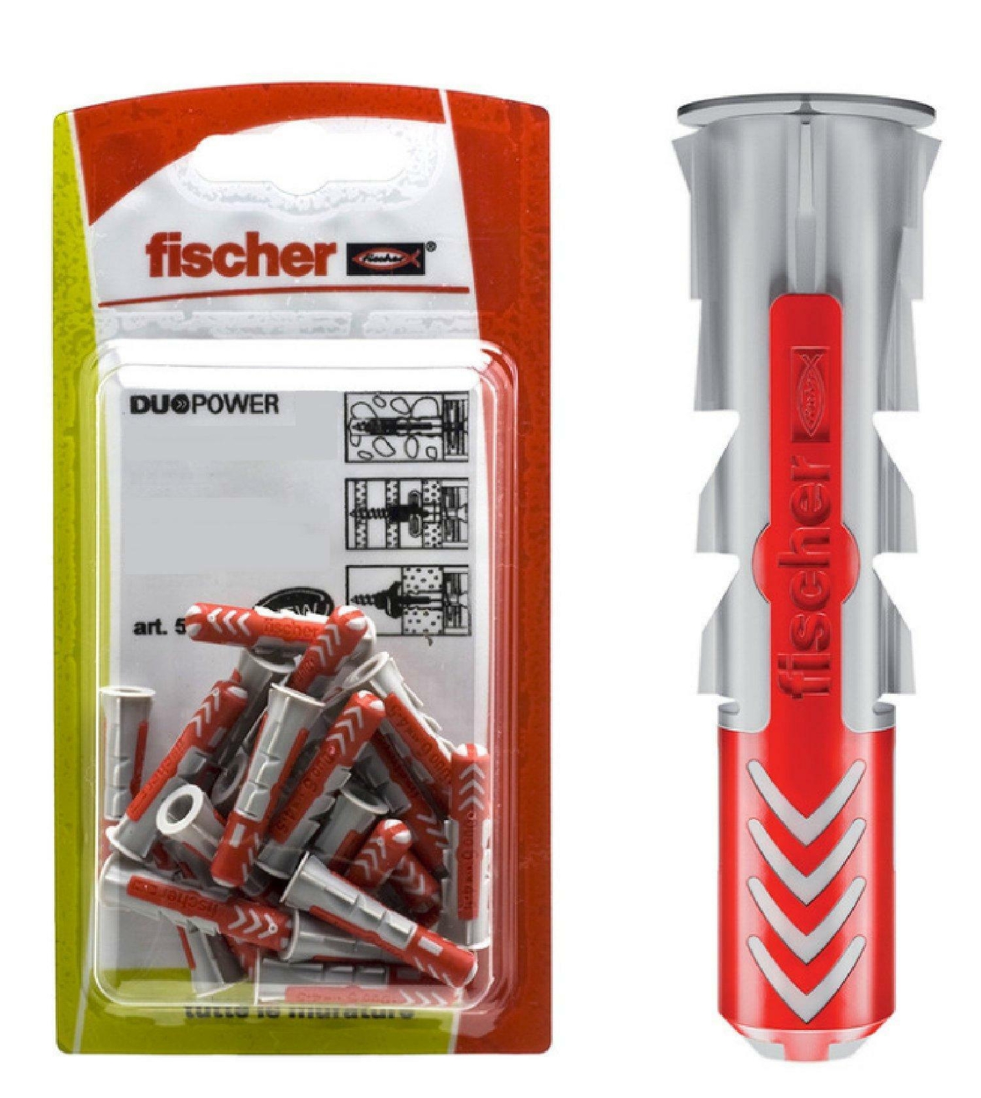 FISCHER DUOPOWER 8 K FISSAGGIO 00537619